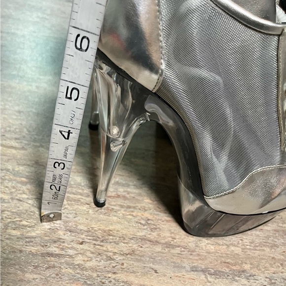 N.Y.L.A heeled laced platform heeled shoes with mesh - Picture 11 of 16